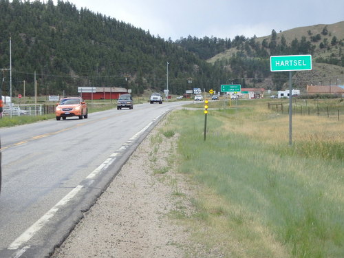 GDMBR: Hartsel, Colorado, our destination for the day.